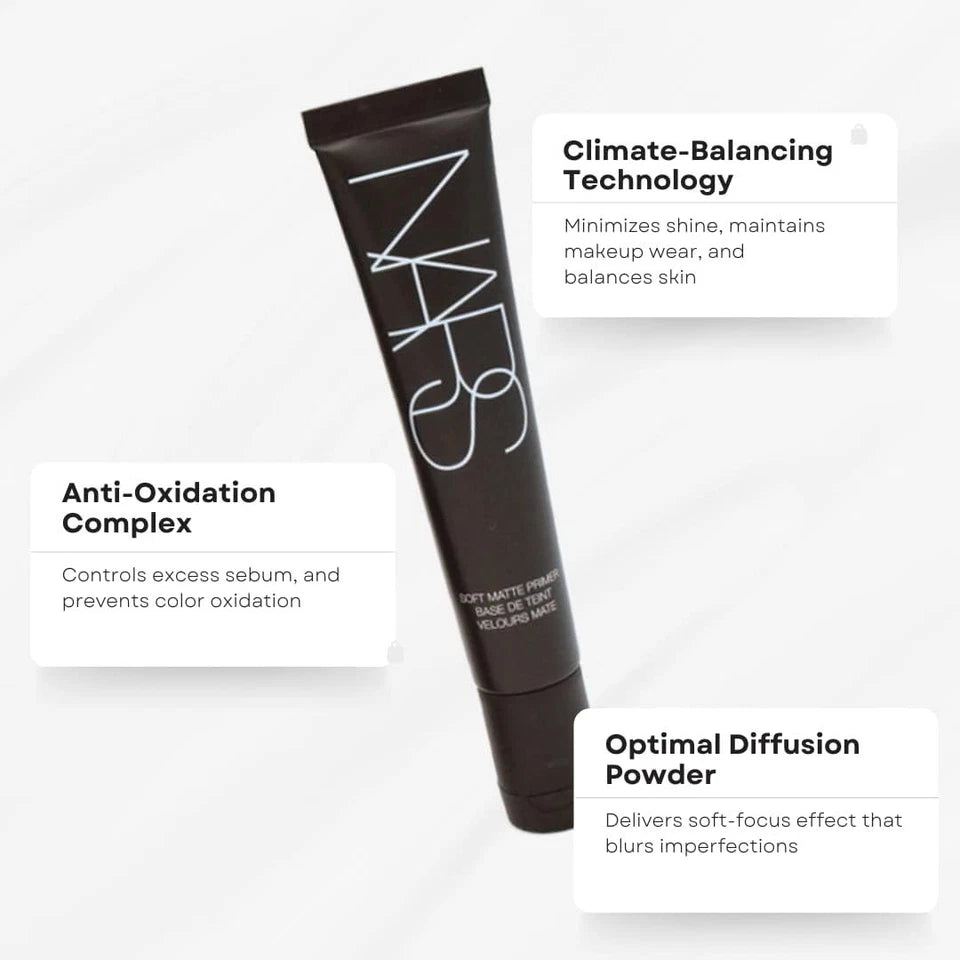 NARS Soft Matte Primer Face Makeup Primer Oil-Free Shine Control Full Size New