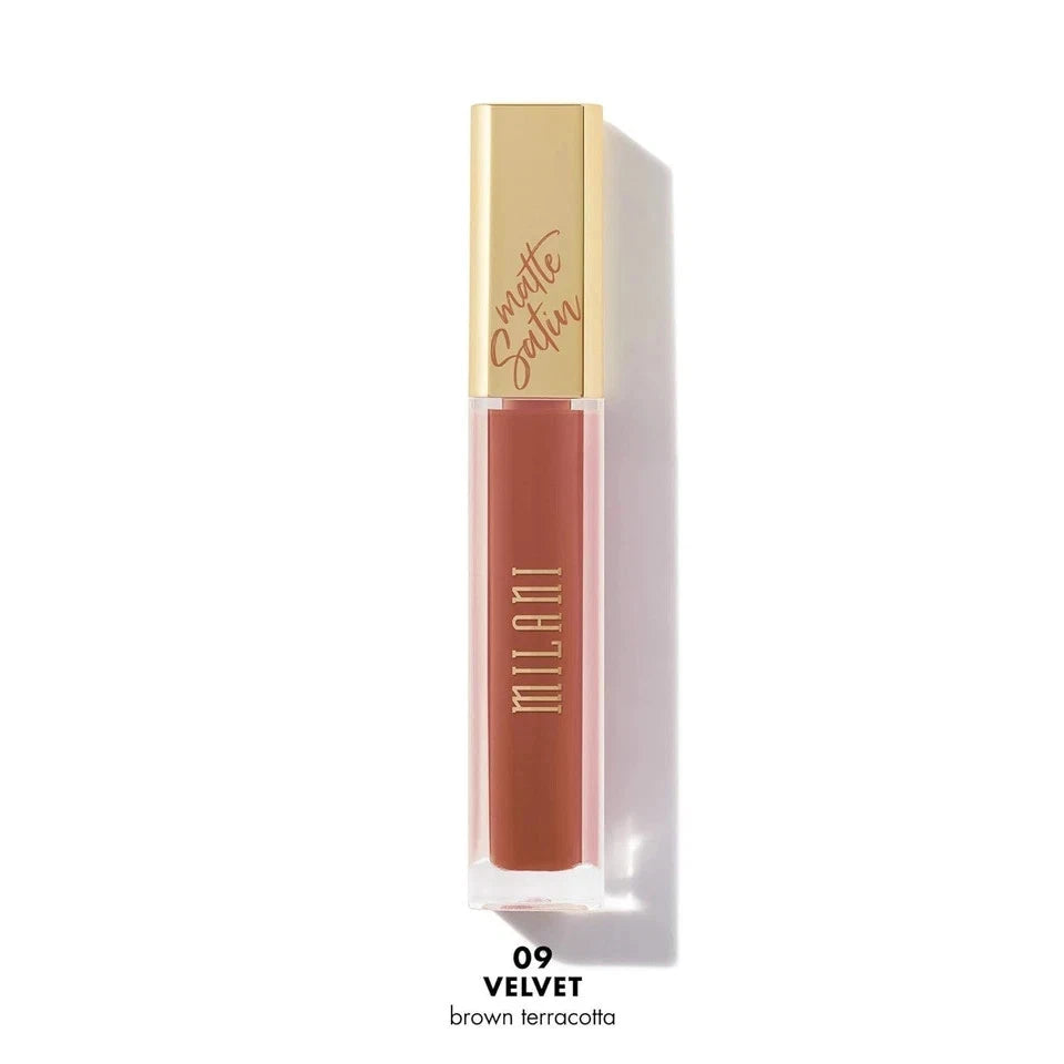 Milani Amore Satin Matte Lip Creme 09 Velvet Liquid Lipstick Longwear New