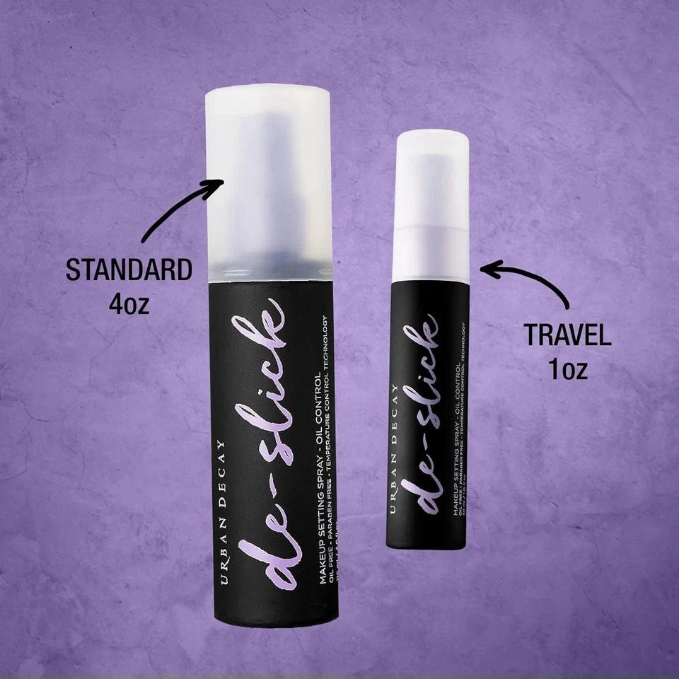 Urban Decay De-Slick Oil Control Makeup Setting Spray 30ml Travel Size New