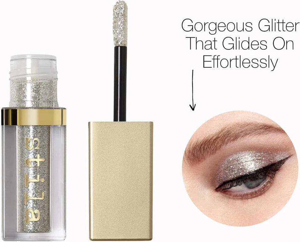 Stila Glisten & Glow Liquid Eyeshadow Diamond Dust Shimmer Glitter Eye Makeup