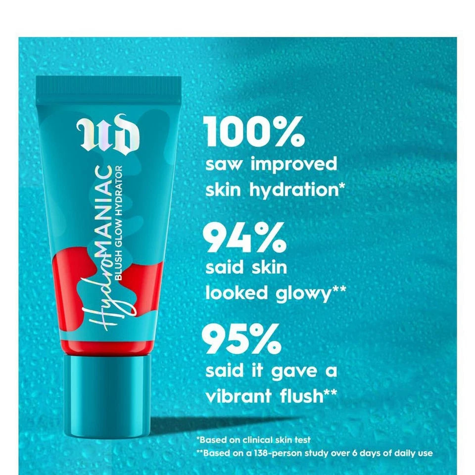 Urban Decay Hydromaniac Blush Glow Hydrator Wrecked Liquid Blush Full Size New