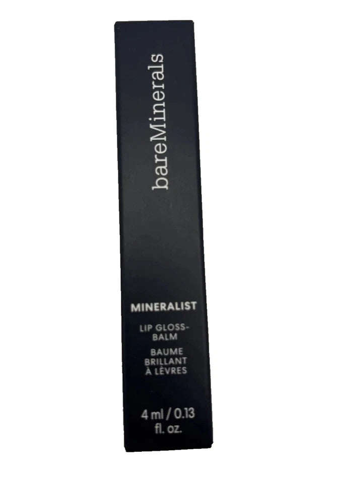 bareMinerals Mineralist Lip Gloss Sincerity Hydrating Vegan Shine 0.13oz / 3.6ml