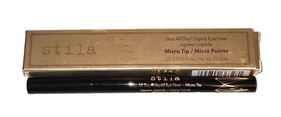 Stila Stay All Day Microtip Liquid Eye Liner Shimmering Garnet Waterproof New