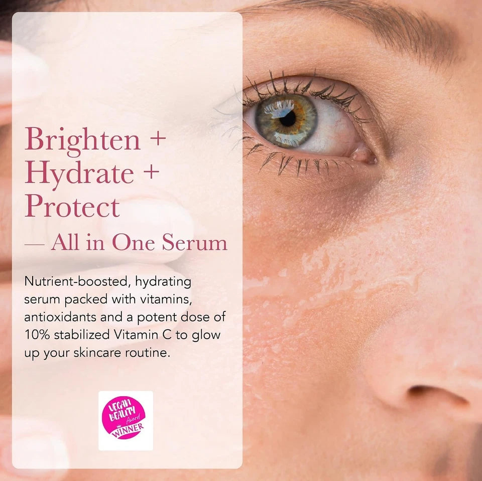 100% PURE Cosmetics Vitamin C Serum Brightening Anti-Aging Face Serum New