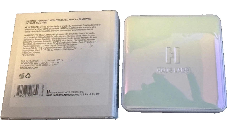 Haus Labs Bio Radiant Gel Powder Highlighter Bronzite Glow Makeup New