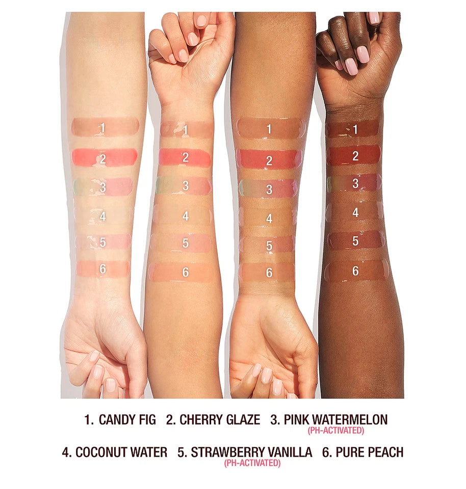 Charlotte Tilbury Unreal Lips Healthy Glow Nectar Oil Hydrating Lip Gloss New