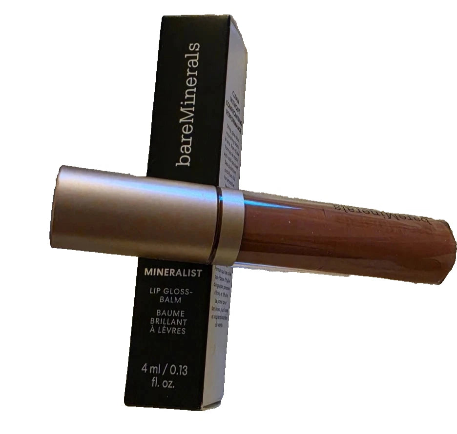 bareMinerals Mineralist Lip Gloss Sincerity Hydrating Vegan Shine 0.13oz / 3.6ml