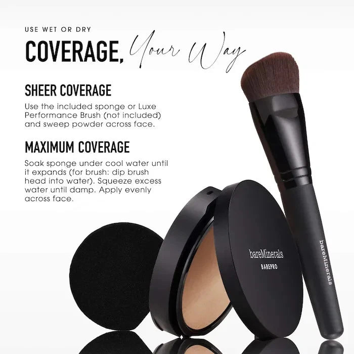 bareMinerals Barepro 16HR Skin-Perfecting Powder Foundation Medium 30 Warm .28oz