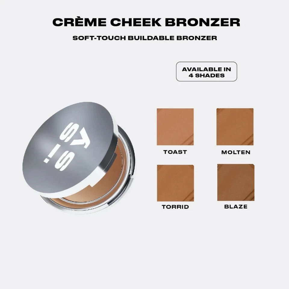 Issy Creme Cheek Bronzer Blaze Cream Blush Bronzer Multi-Use Face Makeup New