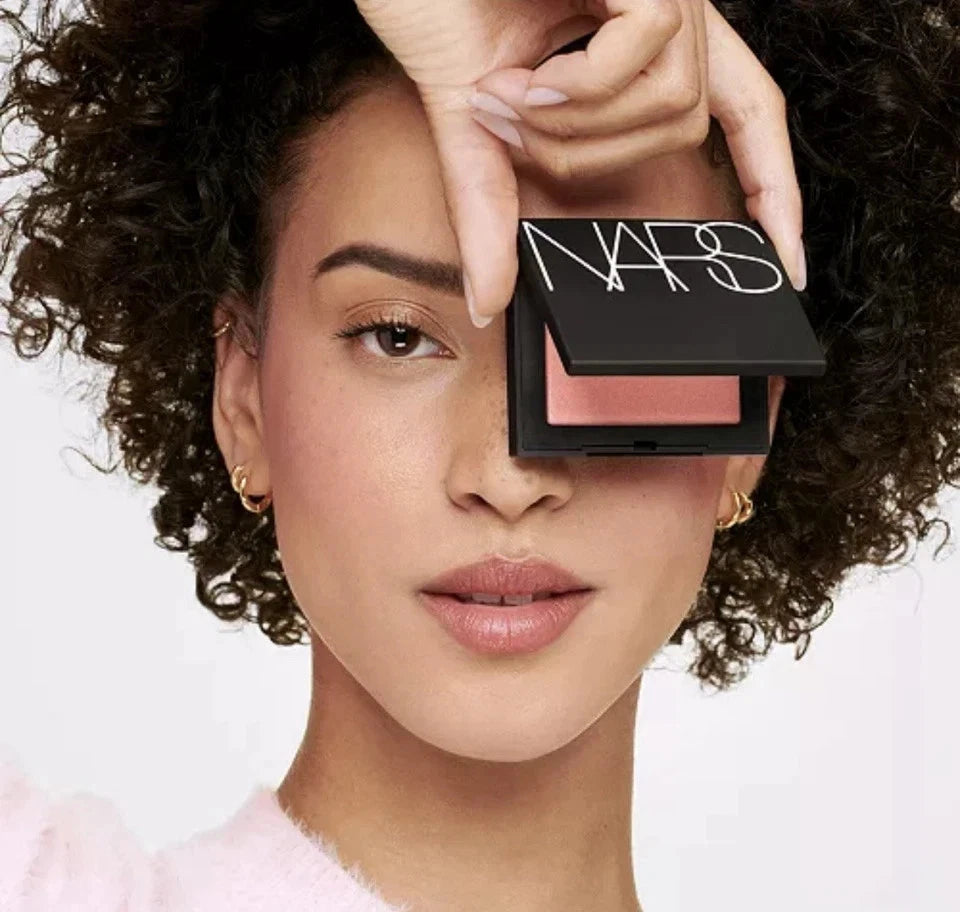 NARS Blush Orgasm Iconic Peachy Pink Gold Shimmer Powder Makeup 4.8g/0.16oz