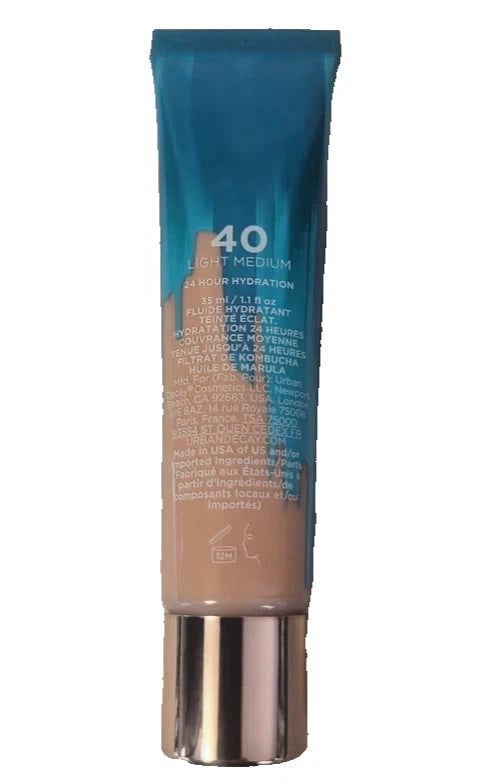Urban Decay Hydromaniac Tinted Moisturizer Foundation 40 Light Medium Coverage