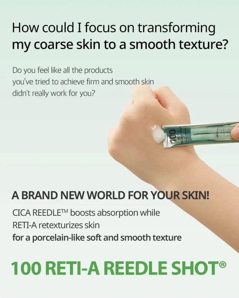 VT Cosmetics Reti-A Reedle Shot 100 Stick Pouch 2ml x 10 Each Anti-Aging Serum