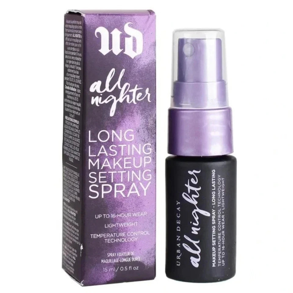 Urban Decay All Nighter Setting Spray Travel Size 1.0 oz Long-Lasting Makeup Fix