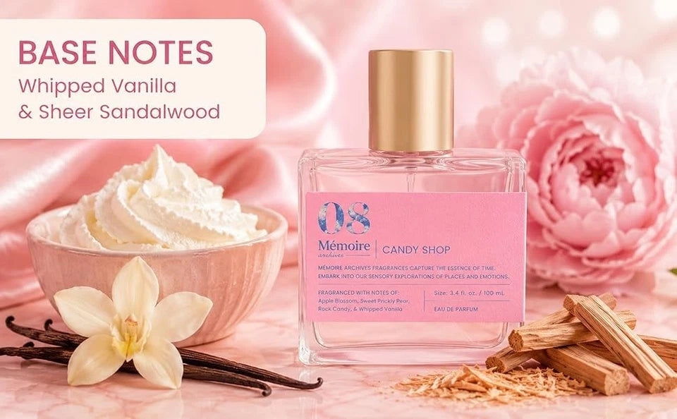 Memoire Candy Shop Eau de Parfum 8 100ml 3.4oz Sweet Fruity Floral Perfume Spray