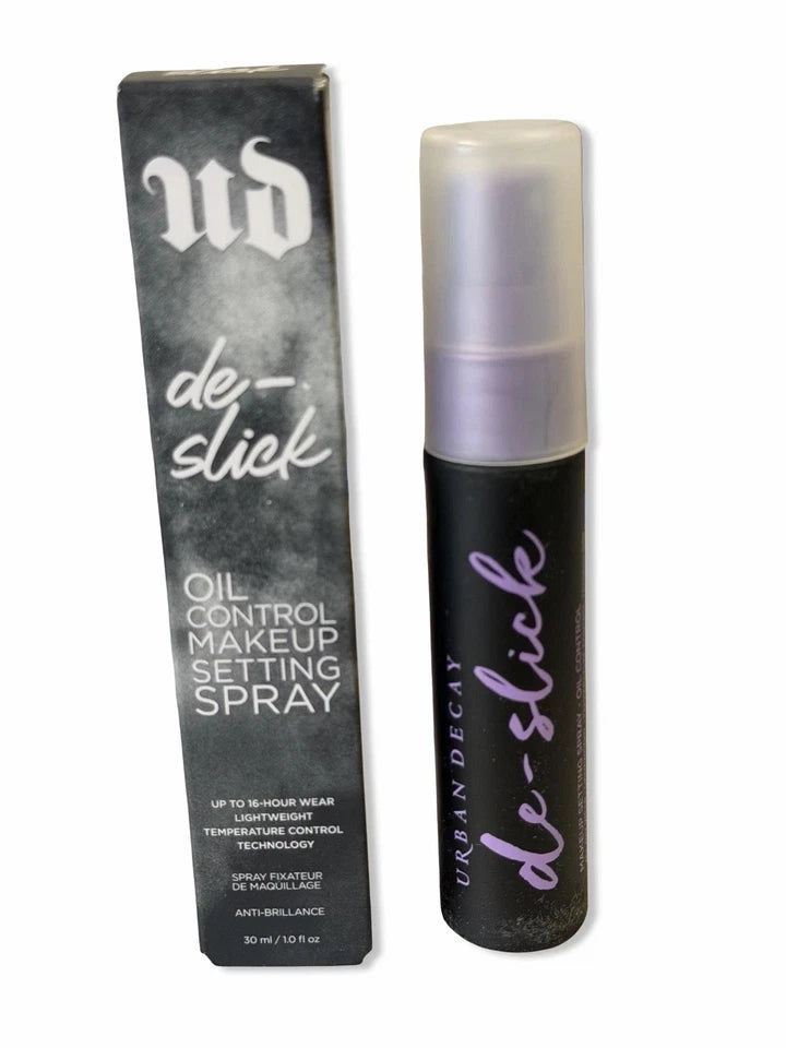 Urban Decay De-Slick Oil Control Makeup Setting Spray 30ml Travel Size New