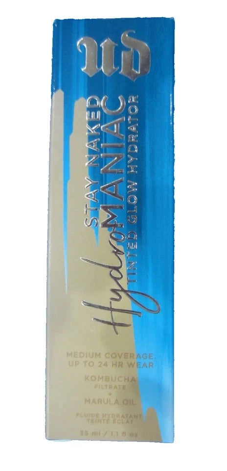 Urban Decay Hydromaniac Tinted Moisturizer 50 Medium Warm 24H Longwear New
