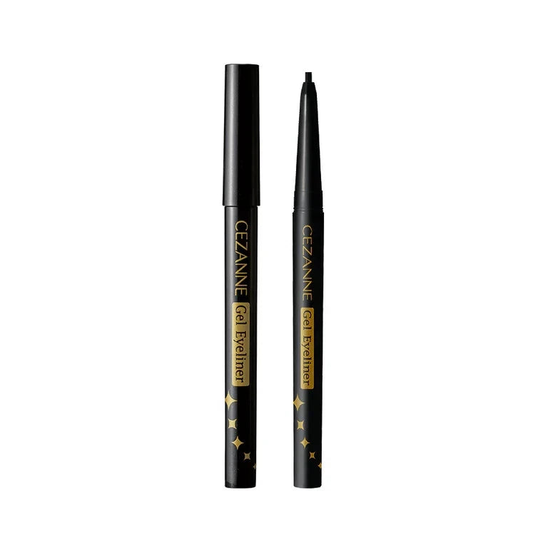 Cezanne Gel Eyeliner 10 Black Long Lasting Waterproof Eye Liner Pencil New
